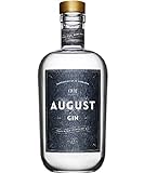 August Gin | Hochwertiger London Dry Gin aus Bayern | Höchste Qualität durch 3-fache Destillation | Made in Germany | Verfeinert mit Zirbenkiefer | Ideal als Geschenk | 43% Vol, 70cl