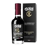 I Solai Di San Giorgio, Aceto Balsamico di Modena I.G.P. Monovarietale aus Lambrusco-Trauben, Hergestellt aus 100% italienischen Trauben, Ideal zum Würzen von rotem Fleisch, gereiftem Käse, 250 ml