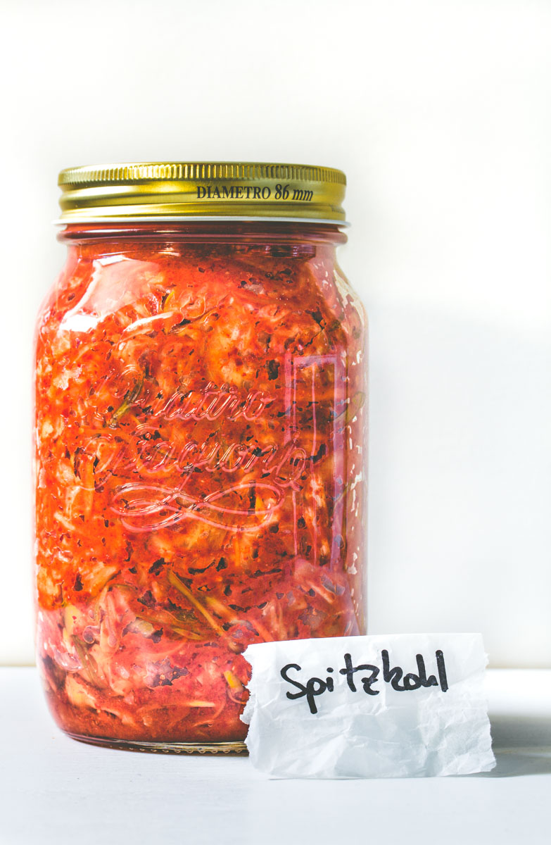 Spitzkohl-Kimchi