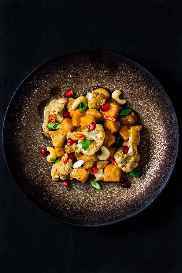 Süßkartoffel-Blumenkohl-Curry