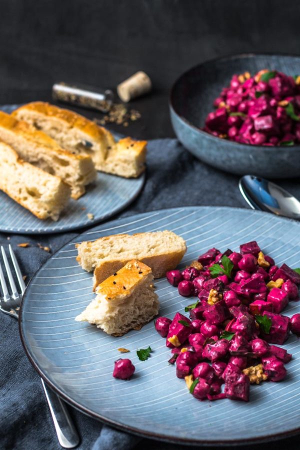 Indischer Kichererbsen Rote Bete Salat Colors Of Food