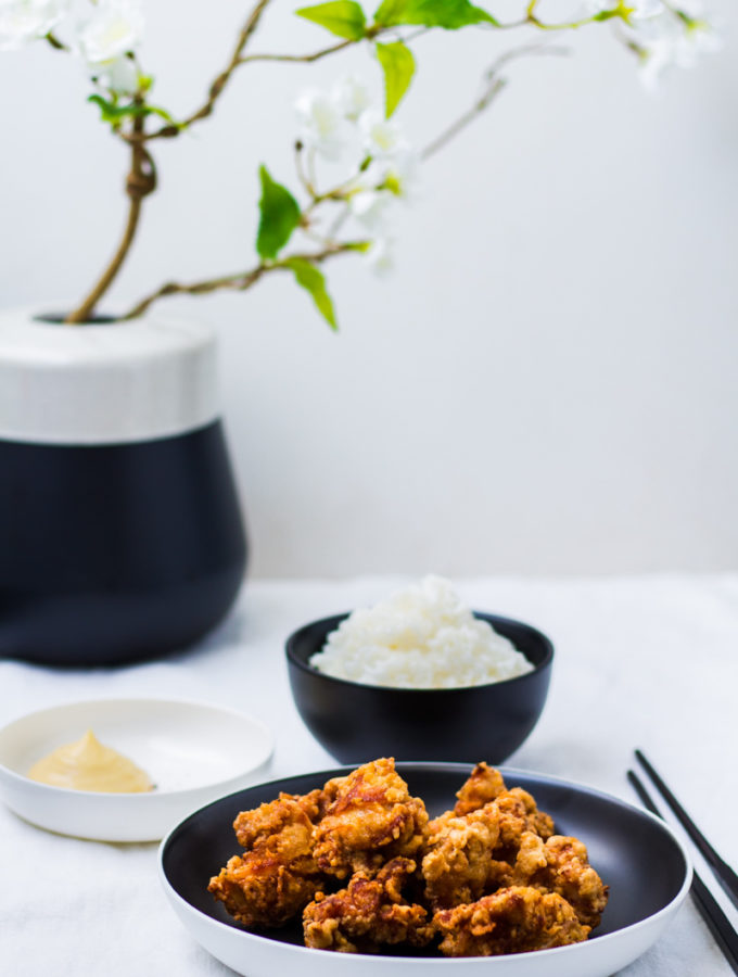 Karaage - Japanische frittierte Hähnchenstücke
