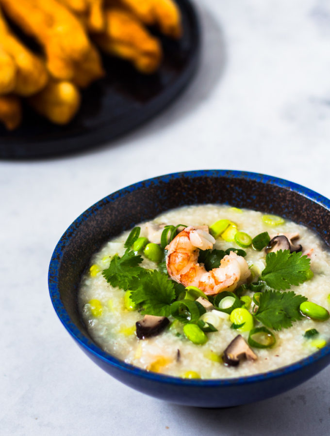 Garnelen Congee - Kanton Style
