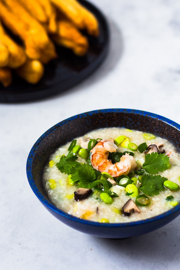 Garnelen Congee - Kanton Style