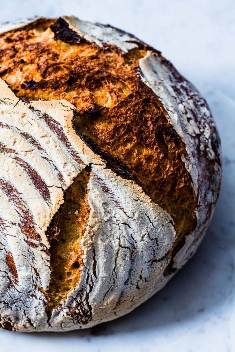 No Knead Bread - Brotbacken ganz ohne Kneten - Colors of Food
