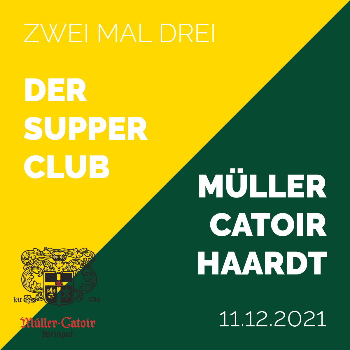 Supper Club bei Müller-catoir am 11.12.21